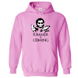 Summer is Coming Funny Parody Design Printed Hoodie